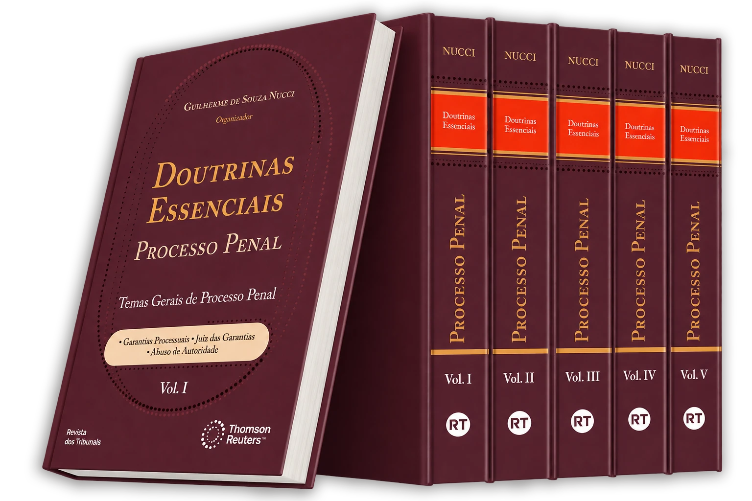 Coleção Doutrinas Essenciais Processo Penal em cinco volumes