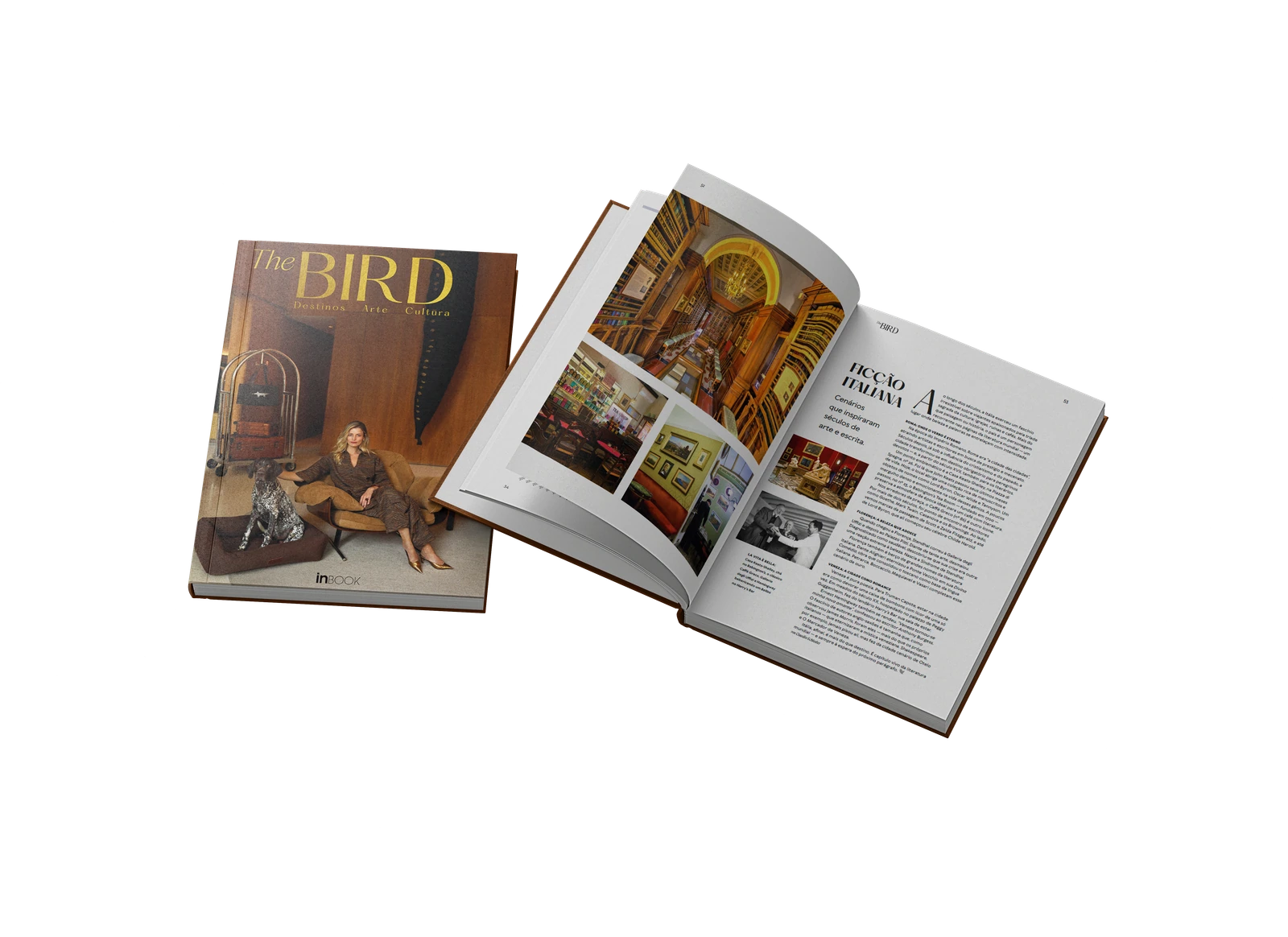 The Bird: capa e páginas internas da publicação